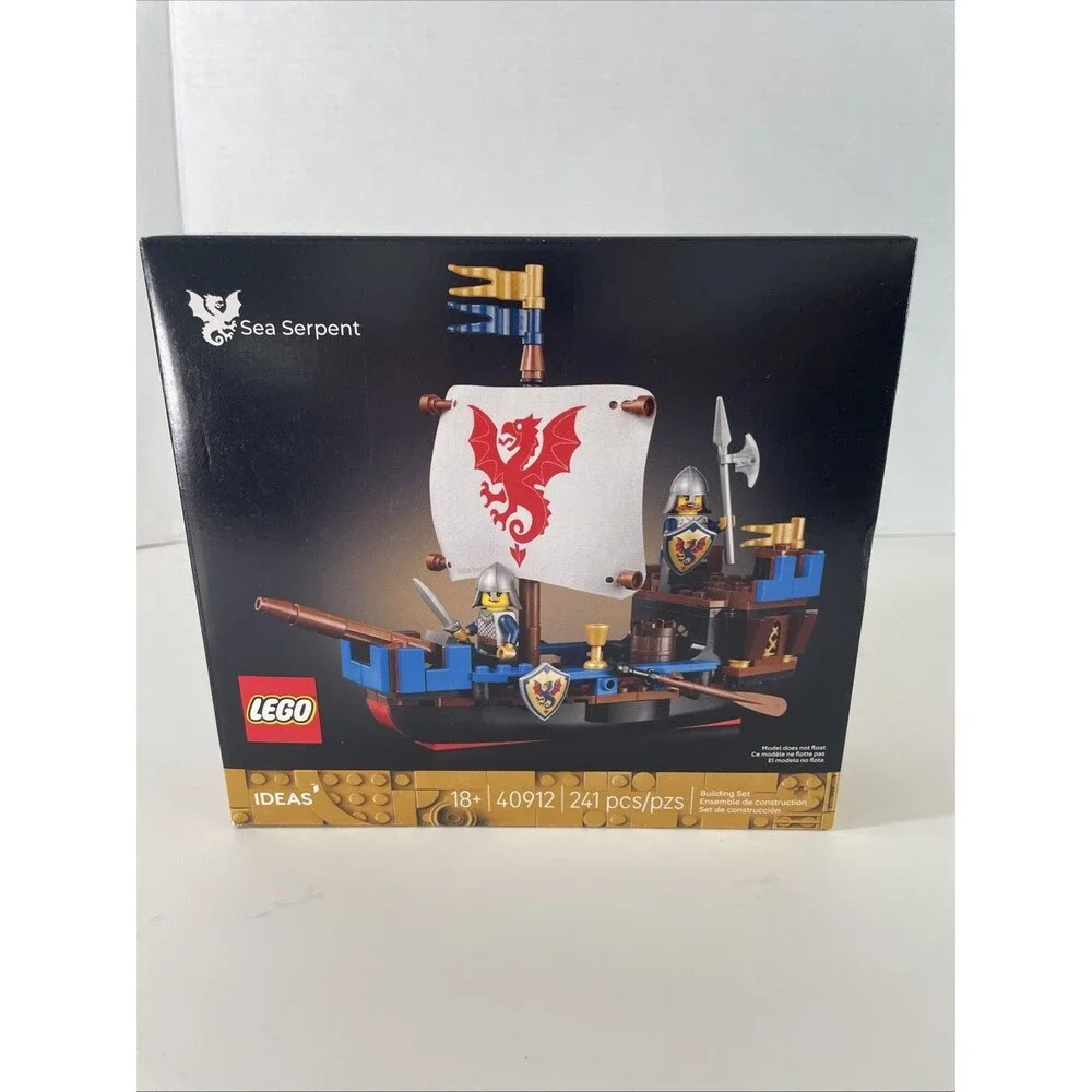 LEGO IDEAS: Sea Serpent - 40912 - Castle Black Knights Remake - Brand New (NISB)